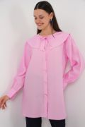 Bebe Yaka Uzun Tunik 5967 - Pembe resmi